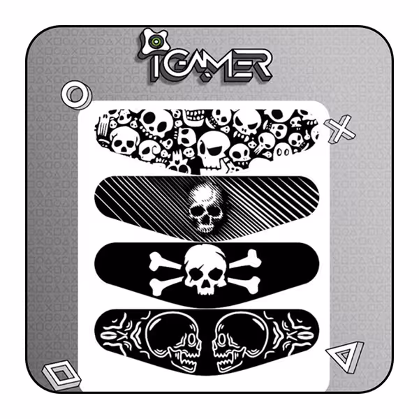 Light Bar Sticker – Skull