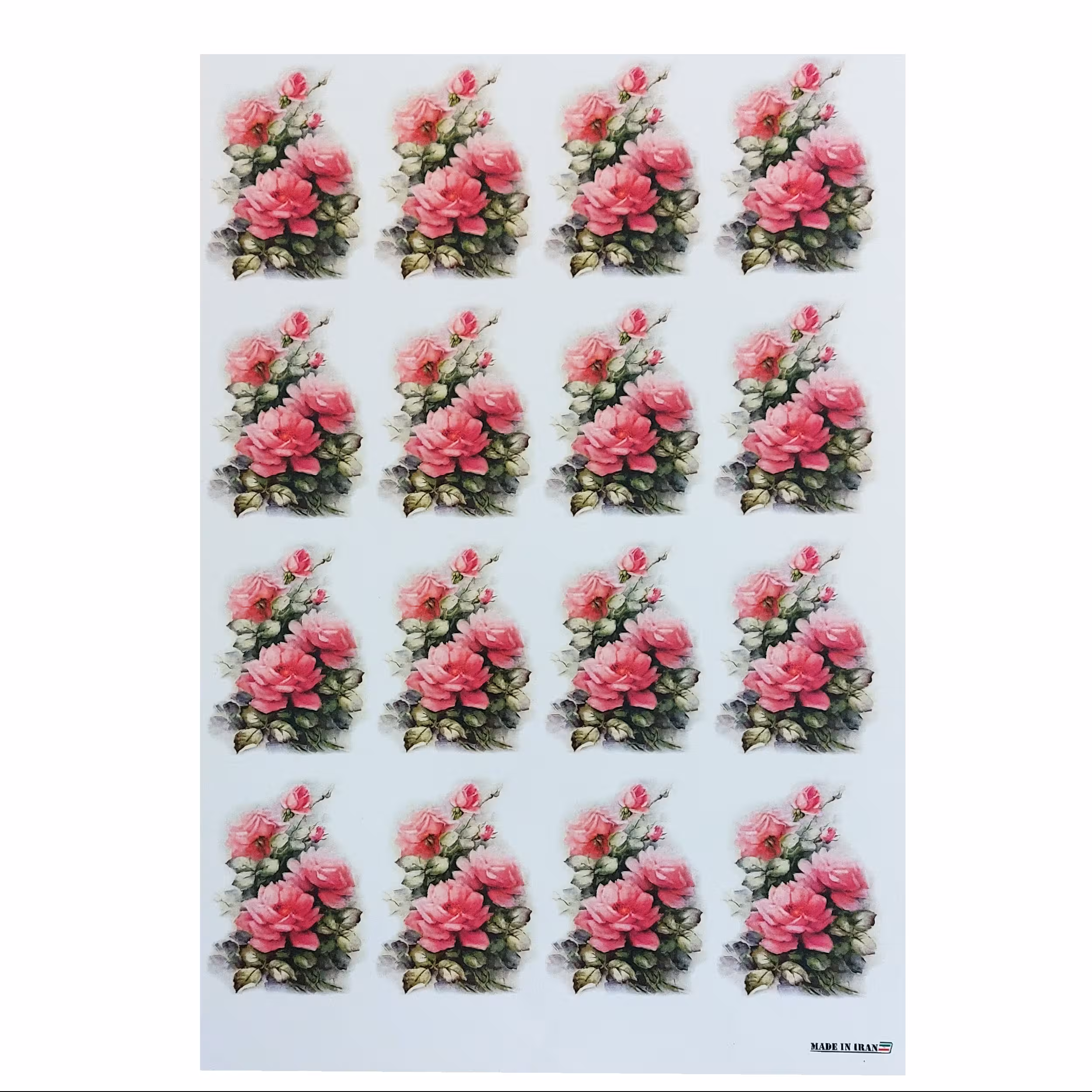 ترنسفر مدل رز رویایی ابعاد 30 در 40 سانتی متر