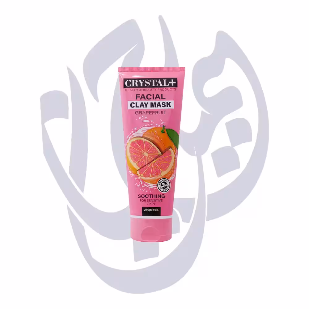 ماسک خاک رس کریستال مناسب پوست حساس گریپ فروت CLAY MASK 250ml