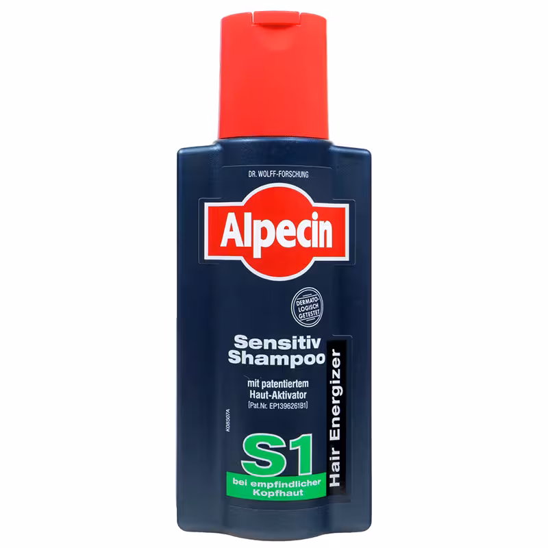 شامپو سنسیتیو S1 برای پوست سر حساس آلپسین Alpecin S1 Sensitive Shampoo 250mil • خوش آرا