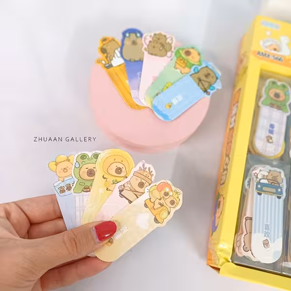 ست بوکمارک مقوایی طرح کپی بارا بانمک