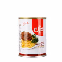 کنسرو سس ماکارونی با سویا و قارچ بیژن 380 گرمی