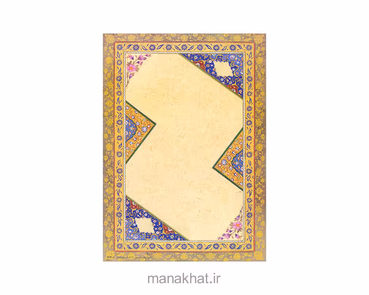 کاغذ چاپی تذهیب شده چلیپا کد Y629 بسته 25 برگی در ابعاد 30*20