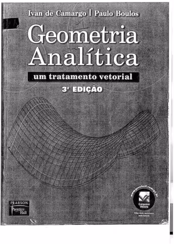 خرید و دانلود نسخه کامل کتاب Geometria Analitica - Um Tratamento Vetorial