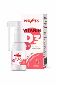 اسپری ویتامین D3 400 Iu برند Nevfix - مقدار 20 میلی