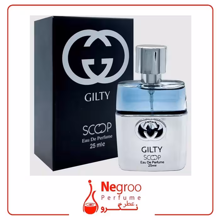 عطر جیبی مردانه اسکوپ مدل Gilty حجم 25 میلی لیتر