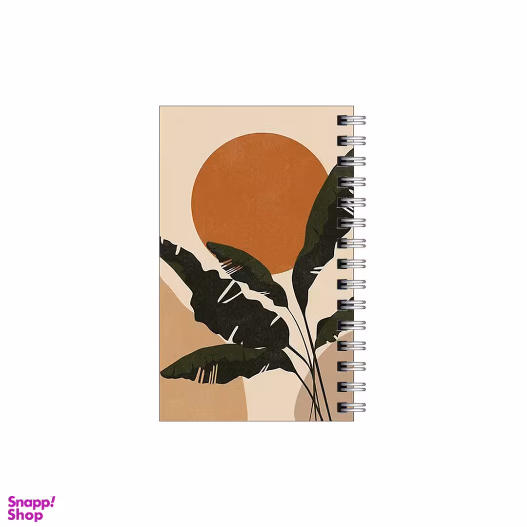 دفترچه یادداشت 60 برگ مدل to do list طرح منظره مینیمال غروب کد 3380133