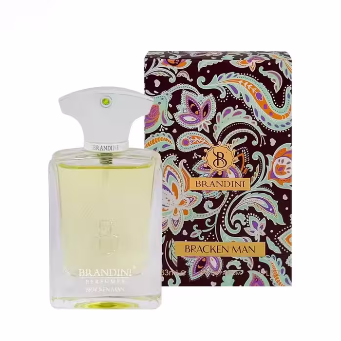 عطر جیبی مردانه برندینی مدل براکن من Bracken حجم 33 میلی لیتر | Brandini Bracken men Eau De Parfum For men 33 ml