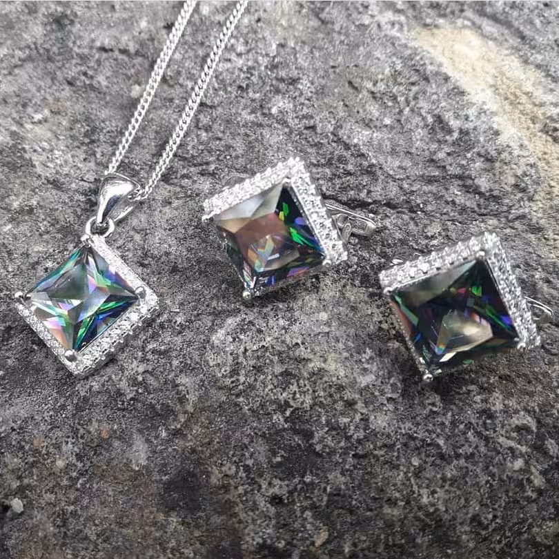 نیم ست نقره 