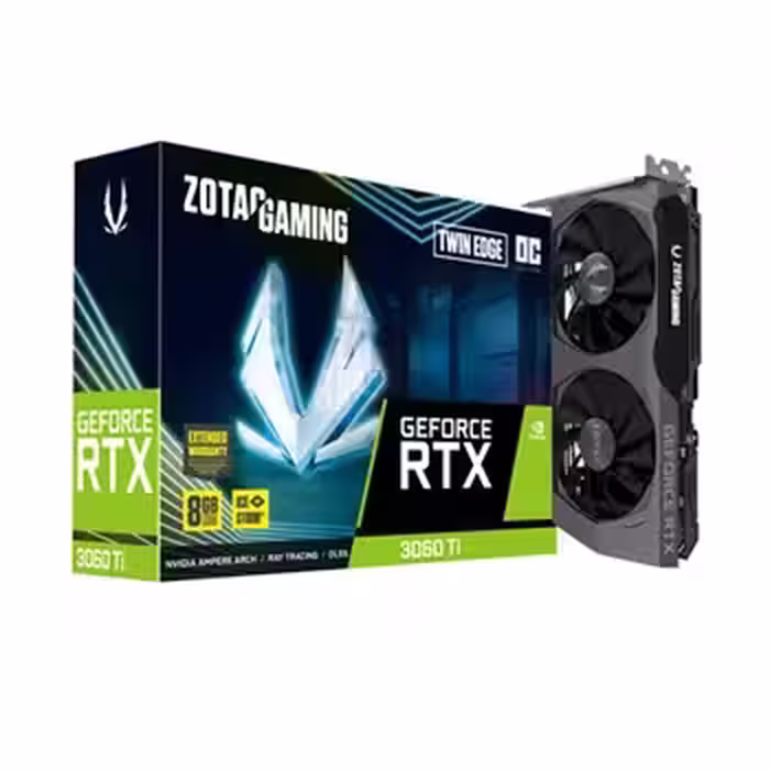 کارت گرافیک زوتک مدل GeForce RTX 3060 Ti Twin Edge OC LHR 8GB