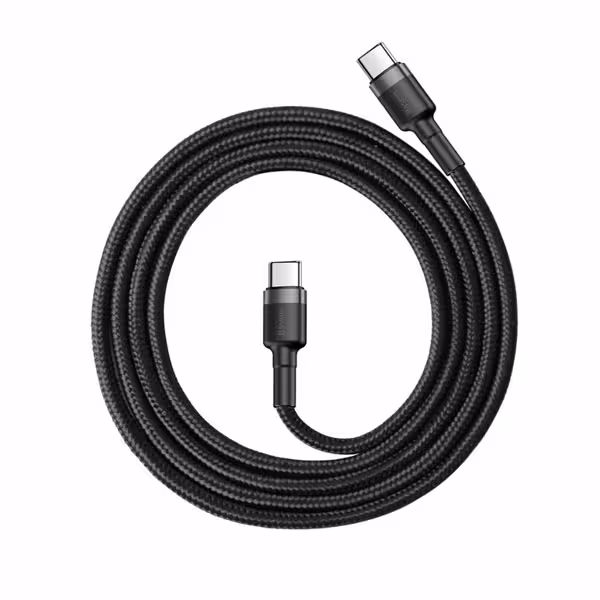 کابل شارژ C-shaped Light Intelligent power-off Cable USB For Type-C 3A 1M باسئوس - فروشگاه اینترنتی پروتاچ