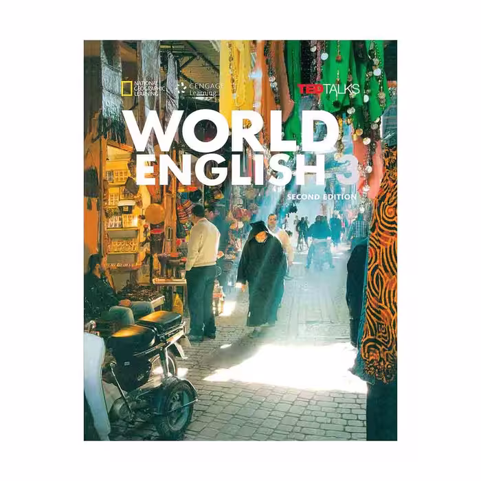 کتاب World English 3 2nd SB WB 2CD DVD