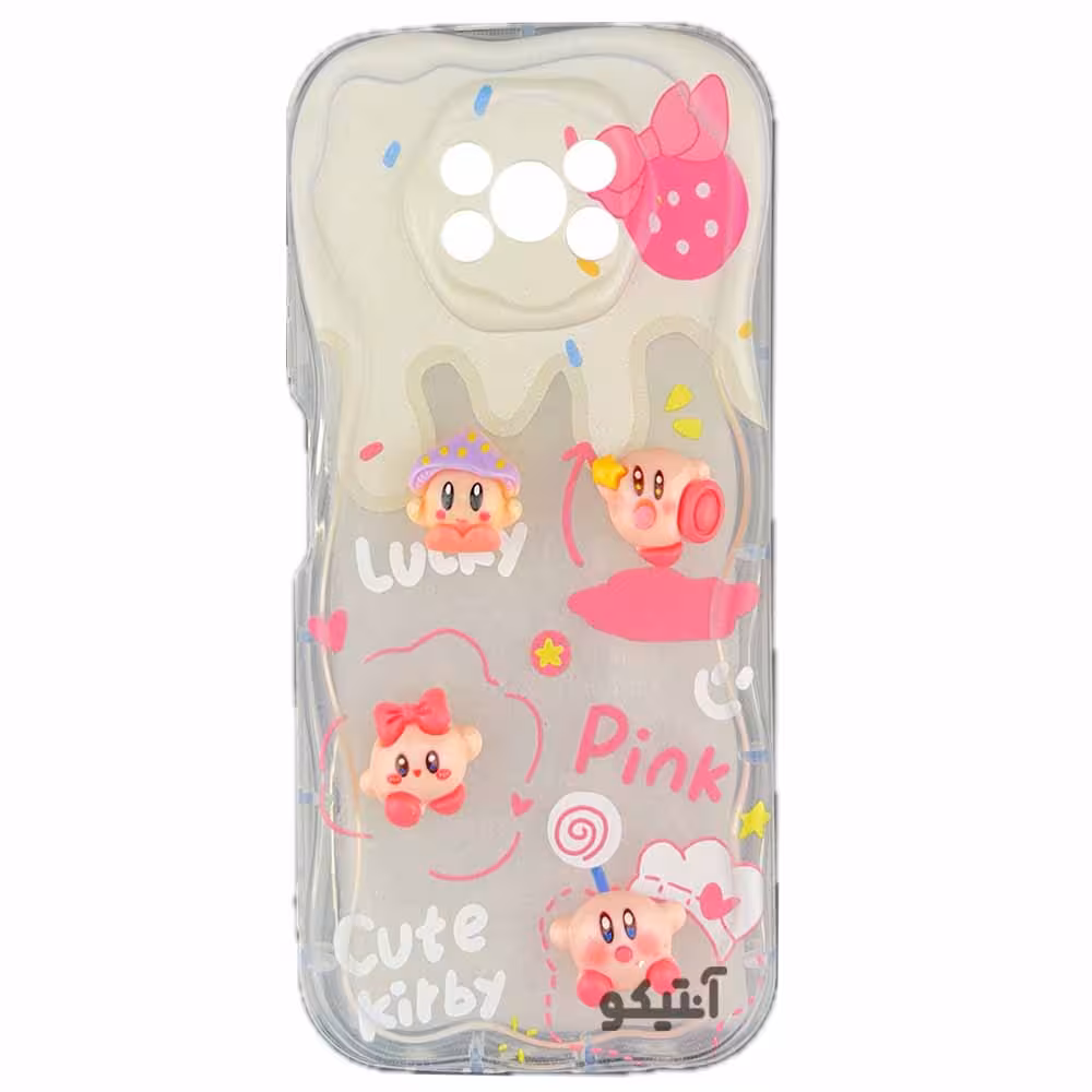 قاب پاستیلی شفاف عروسک برجسته مناسب برای Xiaomi Poco X3-کد 40923