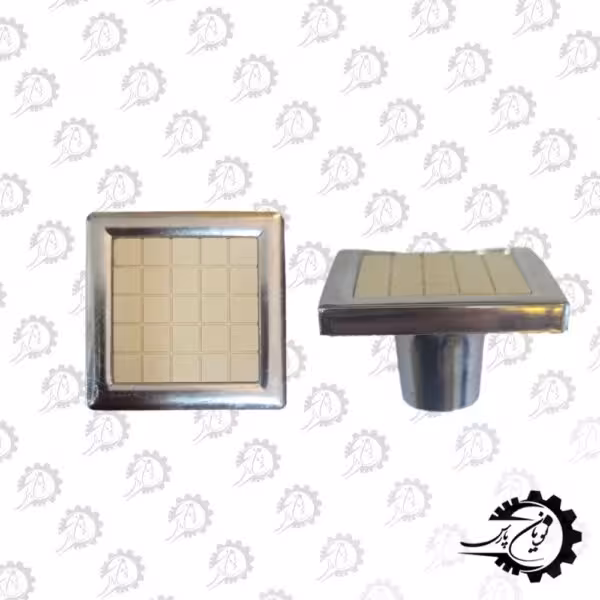 دستگیره تک پیچ مربع کرم پلاستیکی