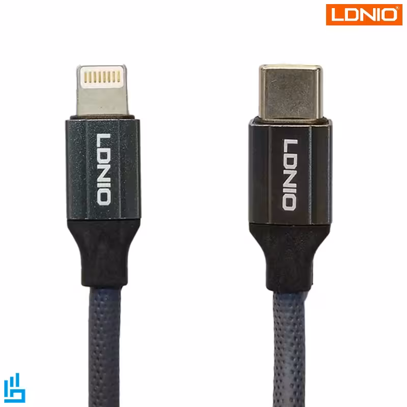 کابل تبدیل تایپ سی به لایتنینگ LC442 الدینیو LDNIO طول 2 متری
