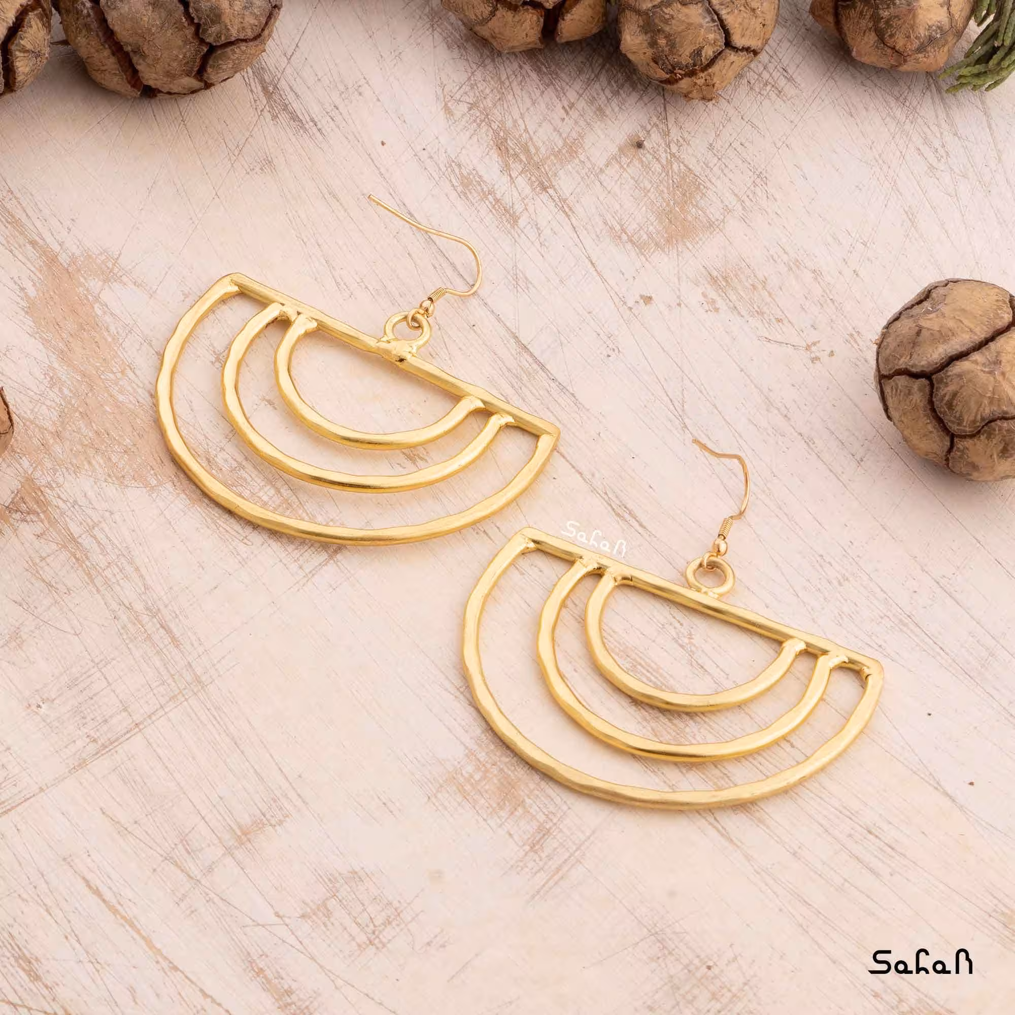 گوشواره برنجی سیتا