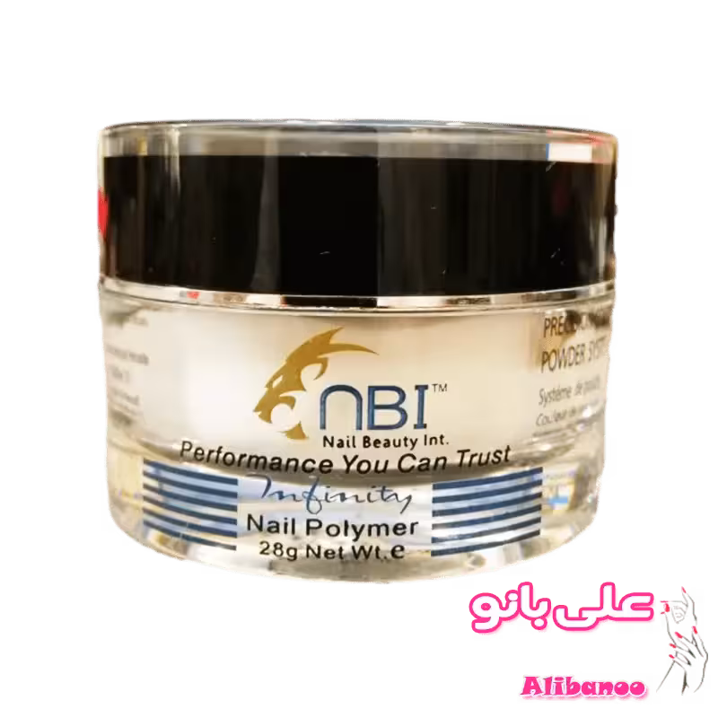 پودر کاشت ناخن 28 گرم ان بی ای nBi کلیر ( CLEAR )
