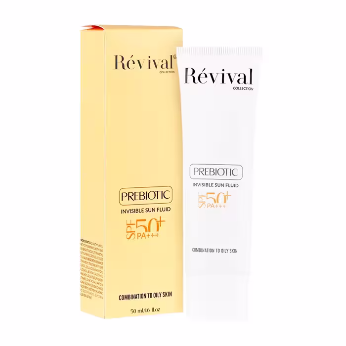 فلوئید ضد آفتاب پریبیوتیک SPF50 حجم 50میلی لیتر | Revival Prebiotic Sun Fluid SPF50