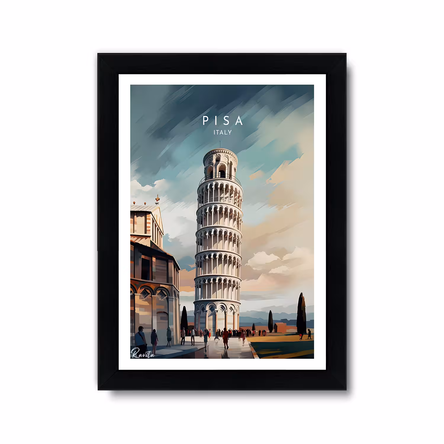 تابلو تکی برج پیسا کد T 433