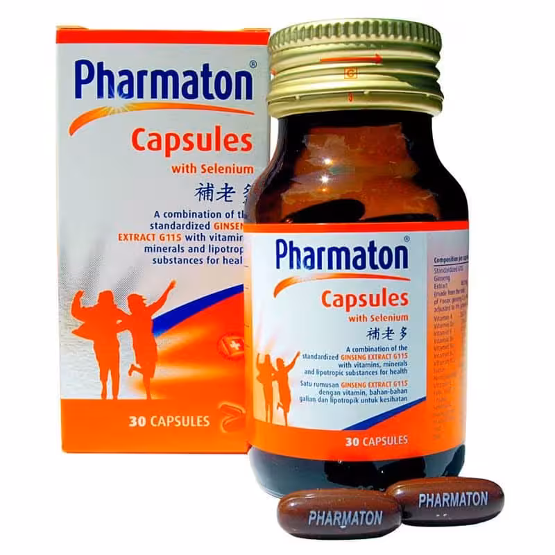 کپسول فارماتون sanofi سوئیسی اصل 30 عددی | pharmaton