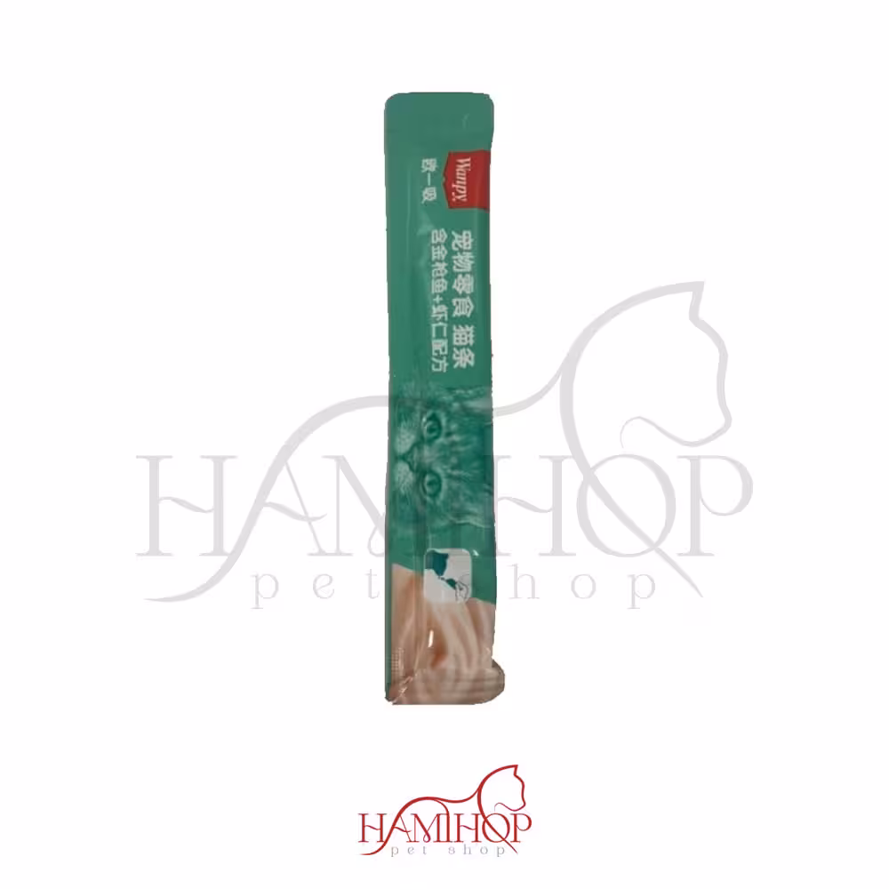 بستنی گربه ونپی طعم ماهی تن و گوش ماهی Wanpy