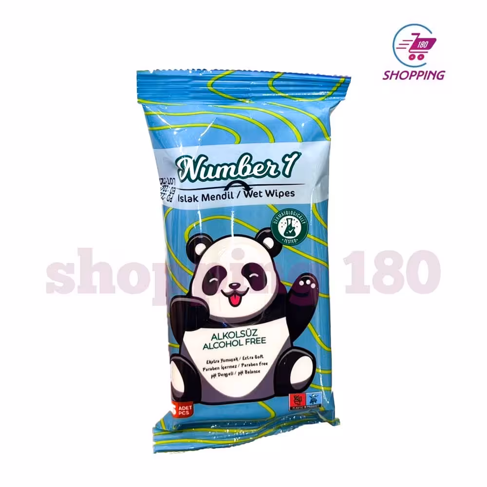 دستمال مرطوب جیبی نامبروان 15 برگی