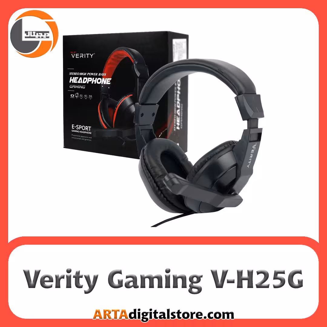 هدفون گیمینگ وریتی Verity Gaming V-H25G Black
