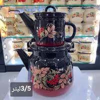 کتری و قوری لعابی ساخت روسیه