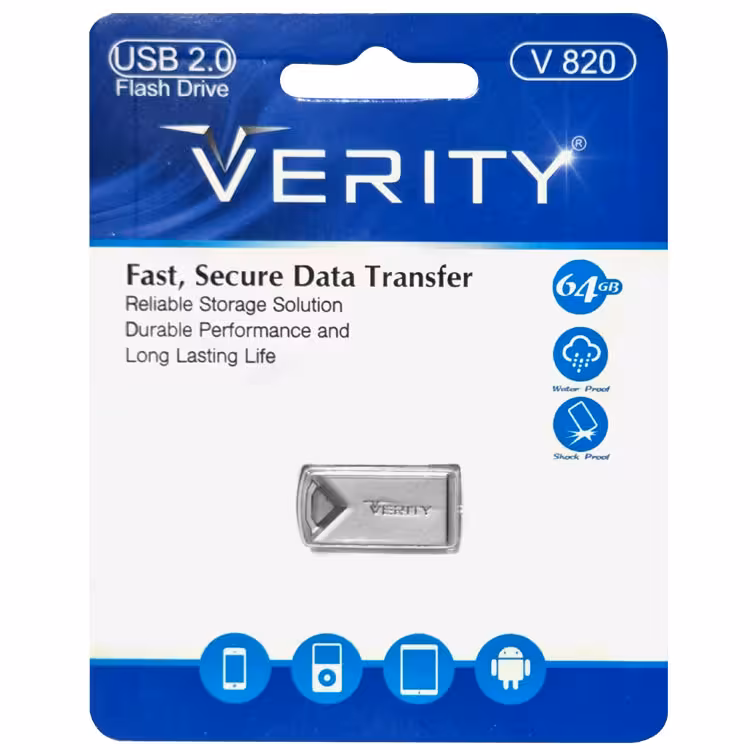 فلش مموری وریتی مدل V-820 ظرفیت 64 گیگابایت
