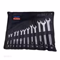 ست آچار یکسر تخت یکسر رینگ آدلر ADLER مجموعه 12 عددی
