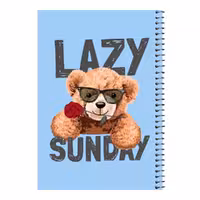 دفتر مشق 80 برگ اس جی مدل تدی گل