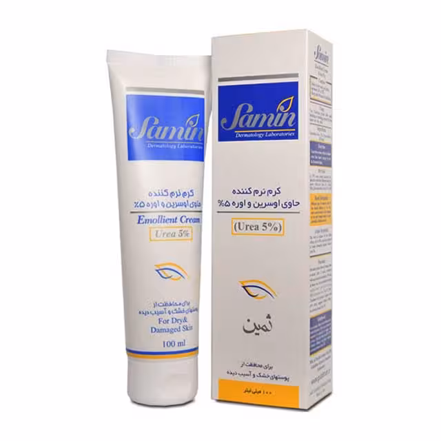 کرم نرم کننده حاوی اوسرین و اوره 5 درصد ثمین 100 میلی لیتری