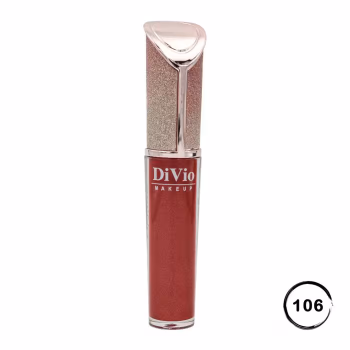 رژ لب مایع اکلیلی دیویو 106 | DIVIO Shine Lipgloss