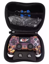 دسته PS4 مدل PlayX طرح استریت فایتر کد 01 به همراه ملزومات