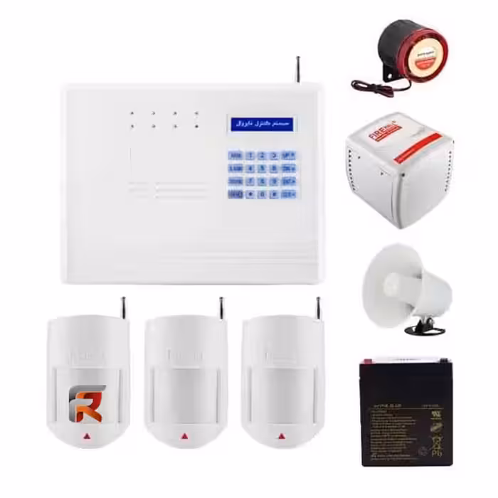 پکیج دزدگیر اماکن سیم کارتی و خط شهری فایروال مدل FIREWALL-F9