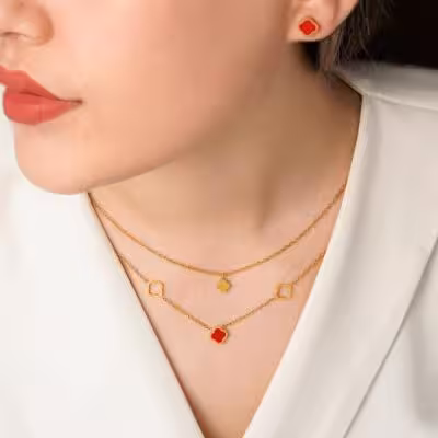 نیم ست 2لاین ونکلیف قرمز