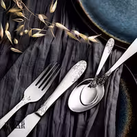 سرویس قاشق و چنگال 98 پارچه ناب استیل مدل امپریال