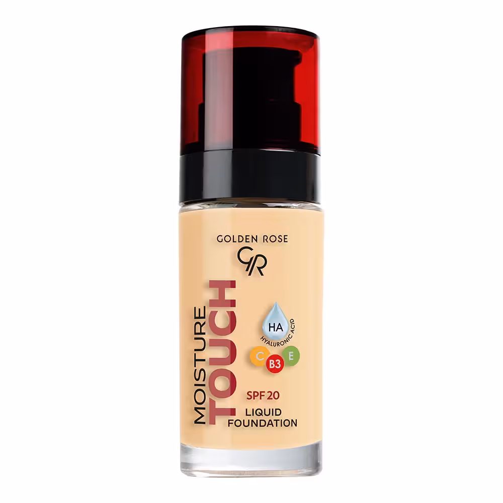 کرم پودر گلدن رز مدل Moisture Touch با SPF20 شماره 105