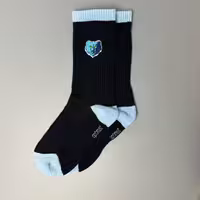 جوراب ساقدار حوله ای سری اتلتیک آپتیمیست طرح گریزلی سورمه ای