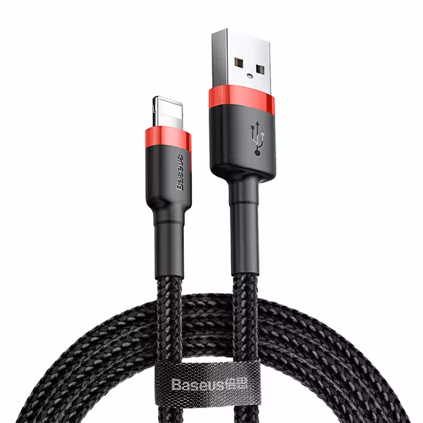 کابل تبدیل USB به لایتنینگ باسئوس مدل CALKLF-C19 Cafule طول 2 متر