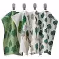دستمال آشپزخانه 4 عددی ایکیا مدل Ikea TORVFLY 50493066