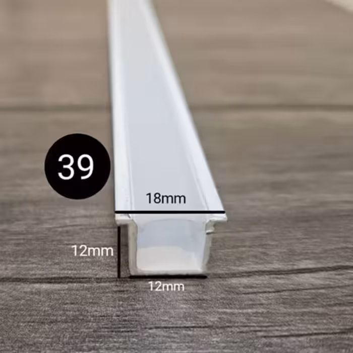 لاینر نوری توکار 1.2 سانتی متری کد 39 رنگ فول کالر