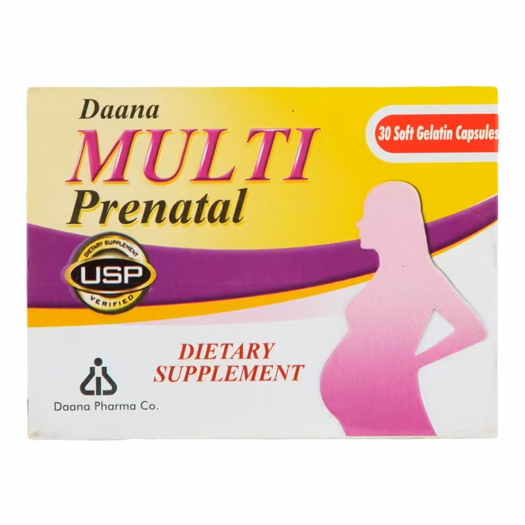 مولتی پریناتال (مولتی ویتامین بارداری و شیردهی) دانا 30 عددی