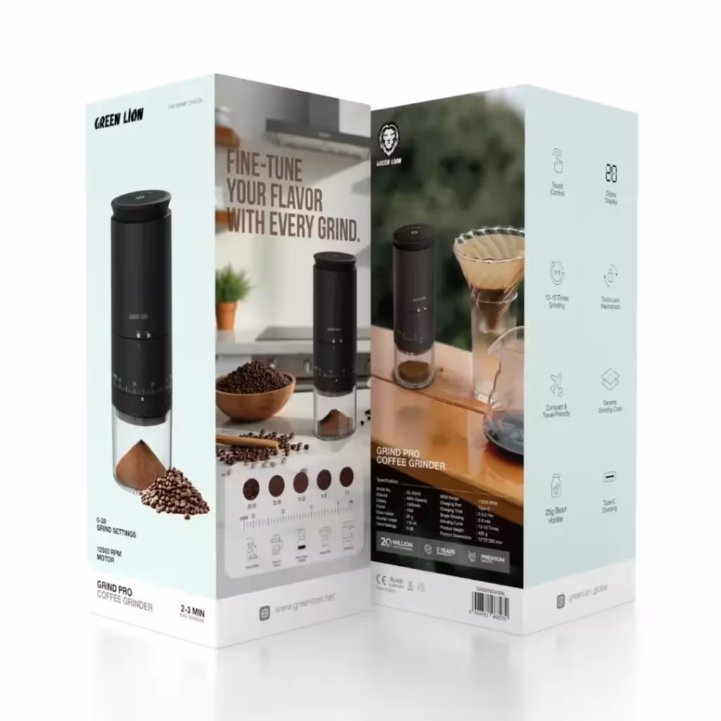 آسیاب قهوه گرایند پرو گرین Green Lion Grind Pro Coffee Grinder