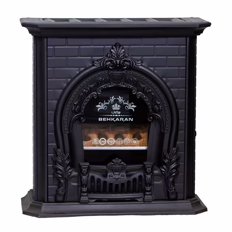 بخاری گازی بهکاران طرح شومینه مدل پرنس 28000 | چاوه