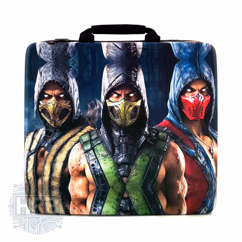 کیف کنسول PS4 طرح Mortal Kombat - چهار کاره