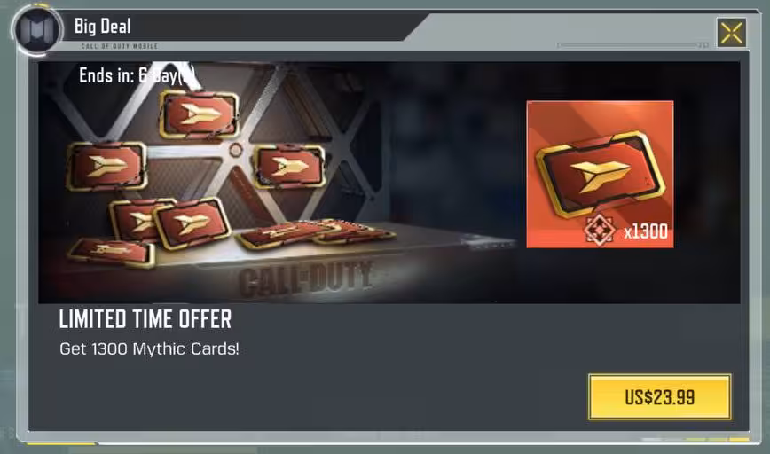 افر‌ آپگرید‌کارت متیک 24 دلاری