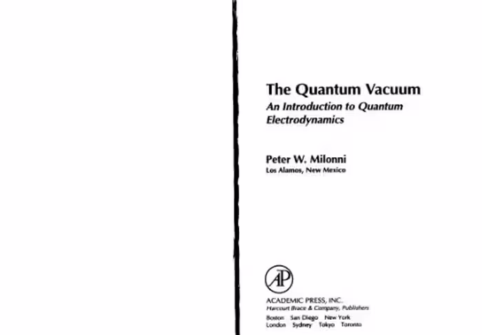 خرید و دانلود نسخه کامل کتاب The quantum vacuum: an introduction to quantum electrodynamics