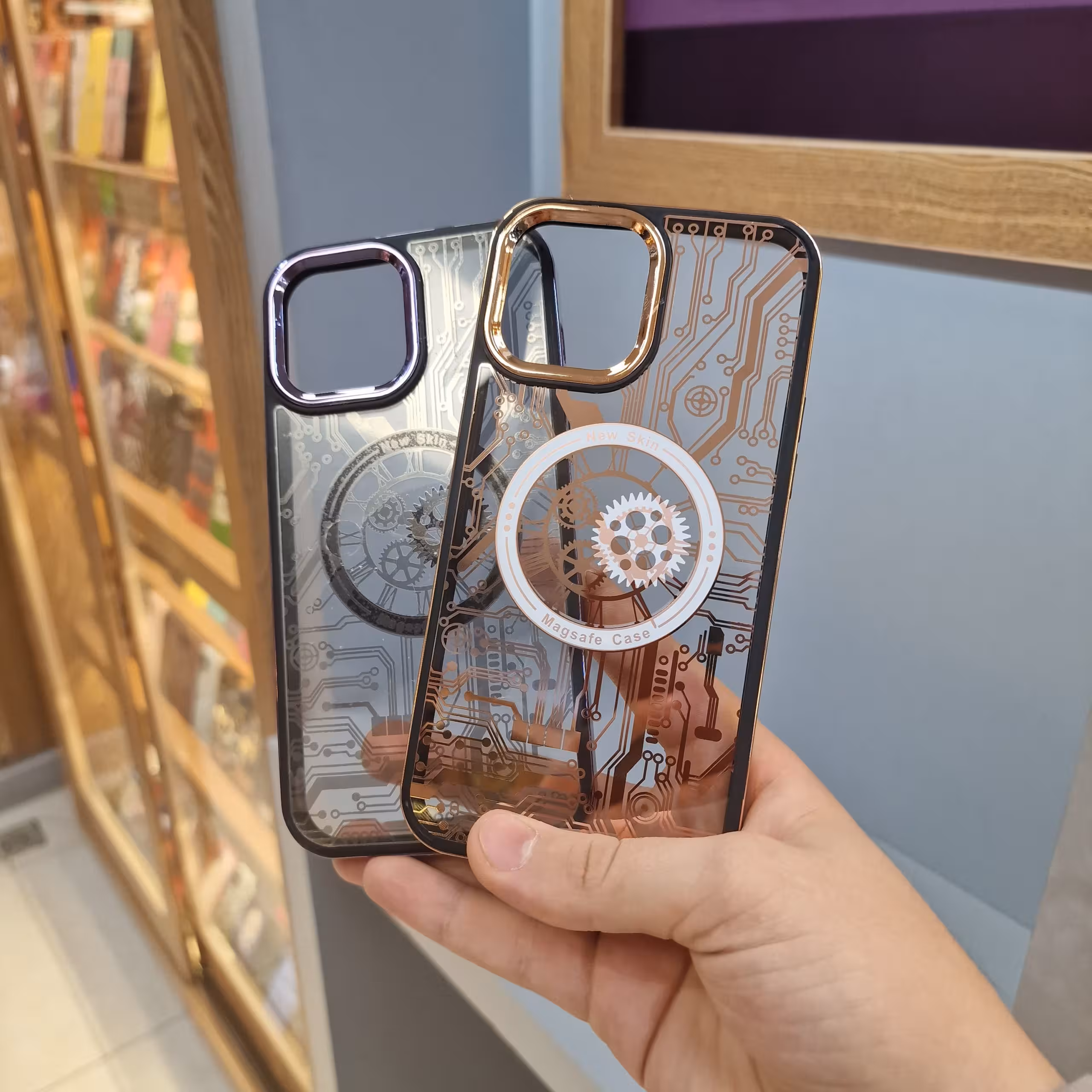 قاب ایفون 13پرومکس مگ سیف طرح تکنولوژی iPhone 13 Pro Max