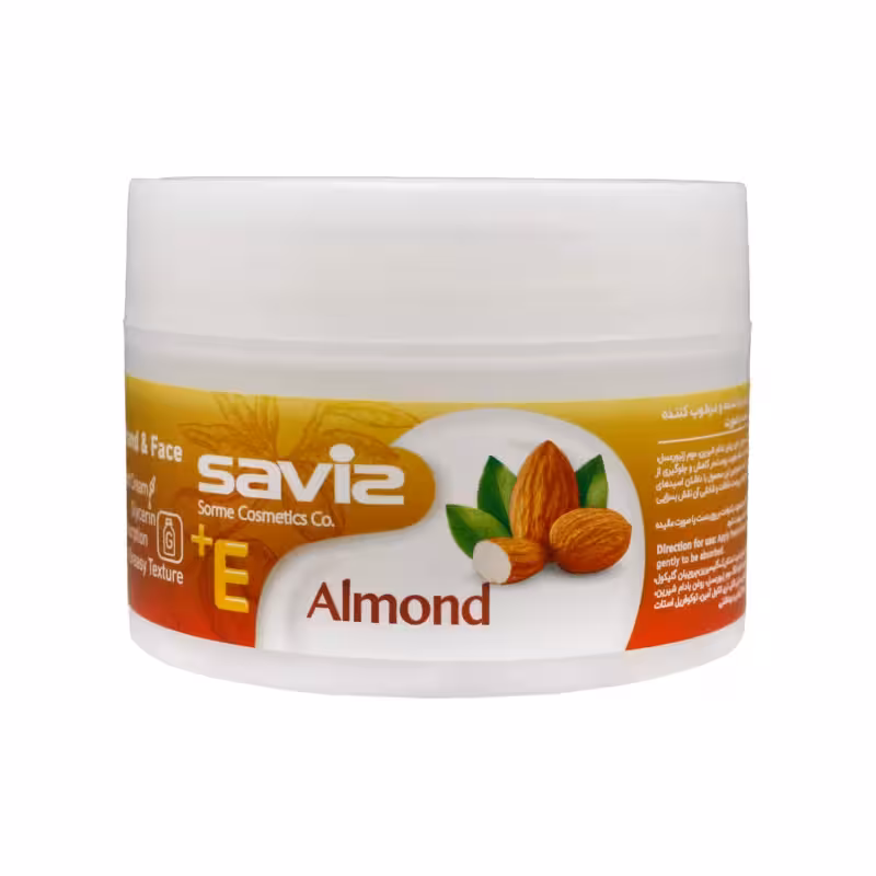 کرم مرطوب کننده بادام کاسه ای 180 گرمی ساویز